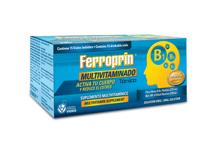 Ferroprin Multivitaminado 15 viales