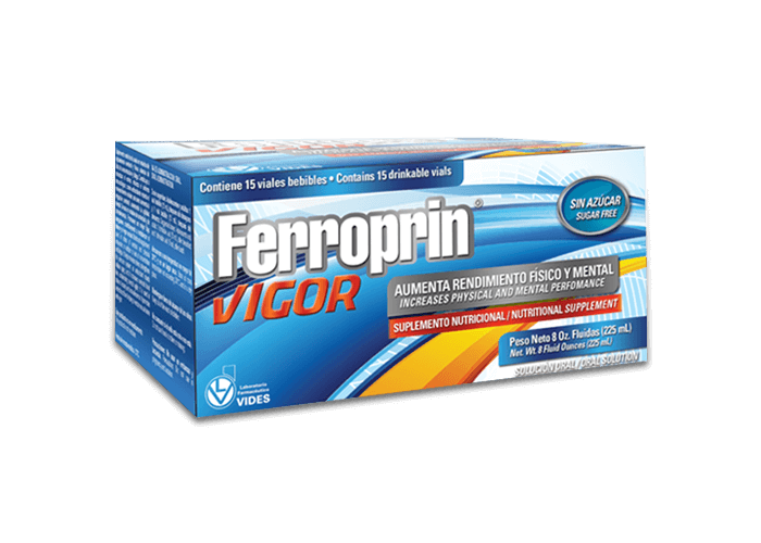 Ferroprin Vigor 15 viales