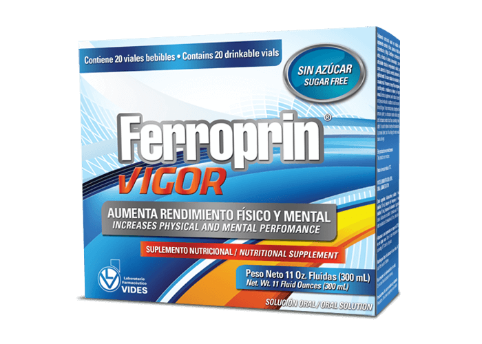 Ferroprin Vigor 20 viales